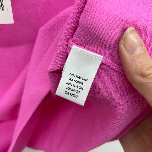 NWT Vintage Y2K 2000s Banana Republic Pink Tie Chest Knit Tank Top Large - Picture 6 of 7